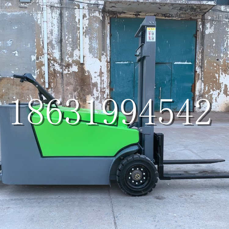 桦甸市小型电动叉车1吨2吨步行站驾式电瓶堆高充电装卸车液压升降车铲车